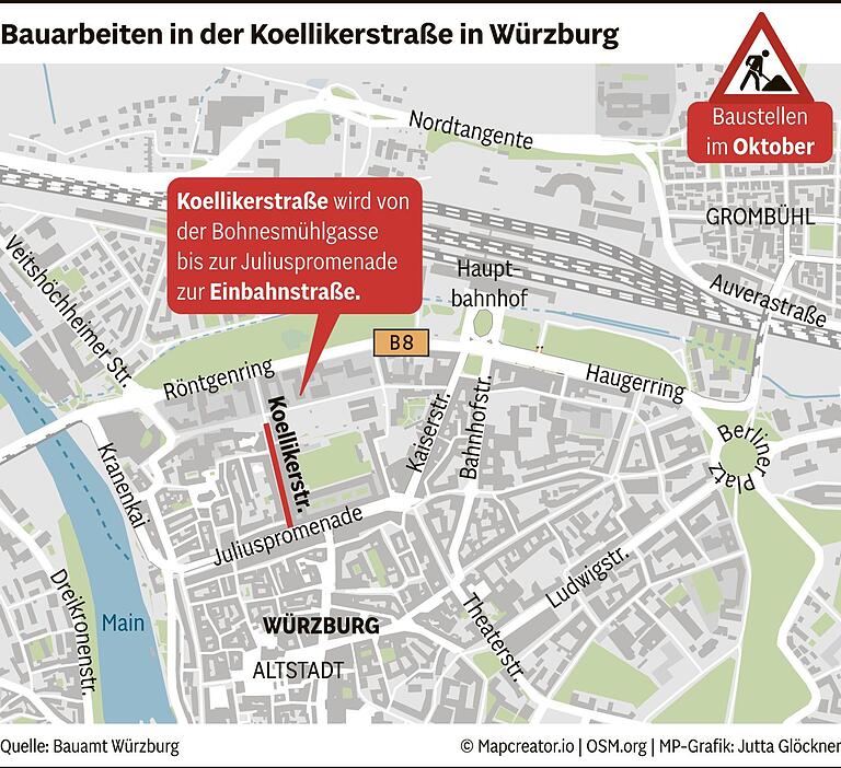 Hier droht im Oktober 2024 Staugefahr in Würzburg: Alle Baustellen, Sperrungen und praktische Umleitungen im Überblick Hier droht im Oktober 2024 Staugefahr in Würzburg: Alle Baustellen, Sperrungen und praktische Umleitungen im Überblick