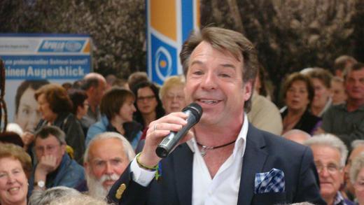 Patrick Lindner auf der Landtechnikmesse Müller in Holzhausen.