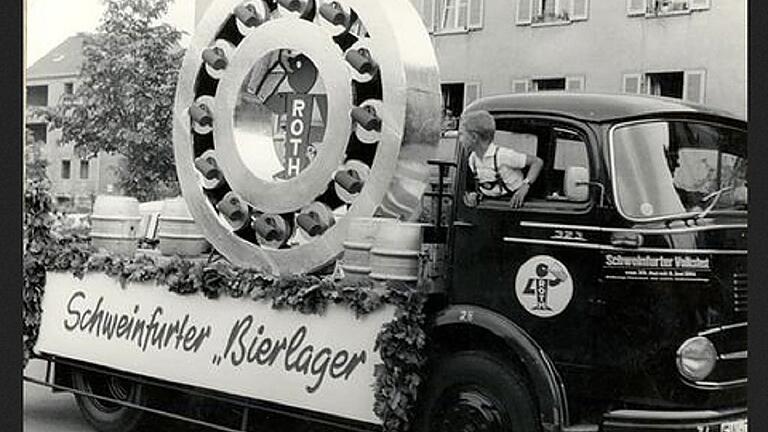 Ein besonderer Transporter der Brauerei Roth.