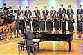 Begeisterndes Konzert: Die Blechbläser der Berufsfachschule und der Jugendchor Dortmund unter der Leitung von Felix Heitmann.