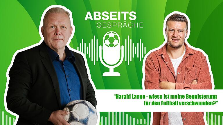 Harald Lange (links) war bei Gastgeber Tim Eisenberger im Podcast Abseitsgespräche zu Gast.