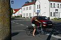Gefährliche Begegnungen zwischen Rad- und Autoverkehr gibt es in Iphofen nicht nur an der Kreuzung des Ärztehauses.