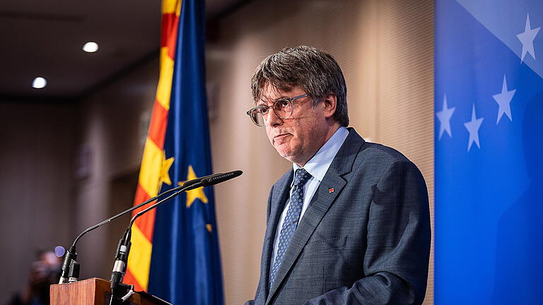 Puigdemont nennt Preis für Hilfe bei Regierungsbildung in Spanien.jpeg       -  Ausgerechnet der katalanische Separatistenführer Carles Puigdemont könnte die Regierungsbildung in Spanien entscheidend beeinflussen.