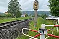 Der Bahnübergang der Werntalbahn in Stetten: Warum es bei der Reaktivierung der Werntalbahn hapert, war Thema einer Veranstaltung des VCD in Arnstein.