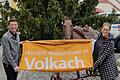 Die beiden Vereine, Gewerbeverband Volkach und Tourismusverein Volkacher Mainschleife, agieren künftig in einem Marketingverein. Im Bild die bisherige stellvertretende Vorsitzende des Gewerbeverbandes Volkach, Tatjana Hart, und den Vorsitzenden des Tourismusvereins Marco Maiberger.