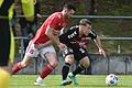 Gibt's für Luca Atzori (rechts, gegen Rödelmaiers Johannes Meier) und den TSV Aubstadt II schon an diesem Mittwochabend in Ettleben einen Grund zum Feiern?