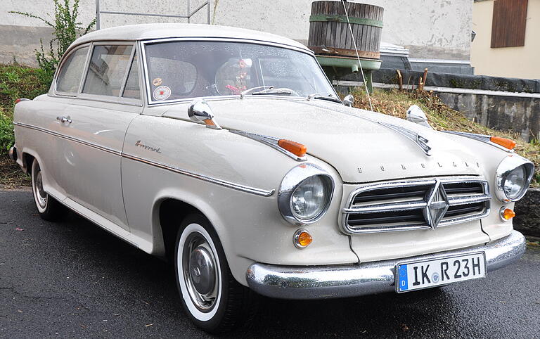 Der Borgward stammt aus dem Jahre 1957. Der Borgward stammt aus dem Jahre 1957.