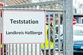 Im Testzentrum Wonfurt können Betroffene mit Termin einen PCR-Test machen lassen.