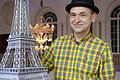 Gerd Paul, der Würzburger Hobbybastler ist am Samstag, 14. Mai im Regentenbau, wo seine Welterbemodelle gezeigt werden.       -  Gerd Paul, der Würzburger Hobbybastler ist am Samstag, 14. Mai im Regentenbau, wo seine Welterbemodelle gezeigt werden.