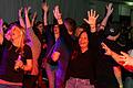Das Honky Tonk-Festival lockte zahlreiche Gäste nach Bad Neustadt: Wo Platz war, wurde getanzt - so wie hier im  Bildhäuser Hof.
