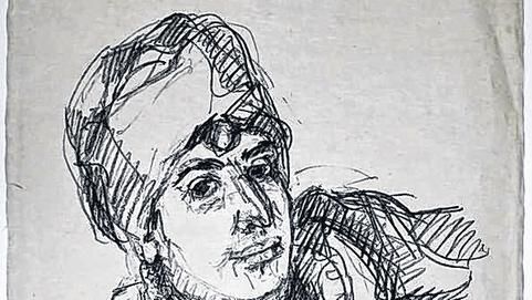 Wolfgang Gurlitt als &bdquo;Zauberprinz&ldquo;; Grafik von Oskar Kokoschka