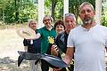 Ende Juli bis Ende August werden bekannte Würzburger der Kulturszene ein Kulturfestival auf die Beine stellen. Von vorn nach hinten: Sven Höhnke (Intendant Theater am Neunerplatz, Mit-Organisator), Wolfgang und Elisabeth Salomon („Würzburg liest ein Buch“, Mit-Organisatoren), Karl-Georg Rötter (Mit-Organisator) und der Komponist Burkard Schmidl.