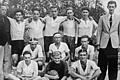 Die erste Mannschaft der SpVgg Unterschwappach aus der Saison 1952/53 (hinten, von links): 1. Vorsitzender Edmund Klug, Walter Haas, Hubert Waldmann, Alfred Siegel, Raimund Vogt, Helmut Kunzmann, (Mitte, von links) Alois Schmitt, Kilian Feustel, Berthold Finster, (vorne, von links) Kurt Klug, Erwin Lechner, Otmar Vogt.