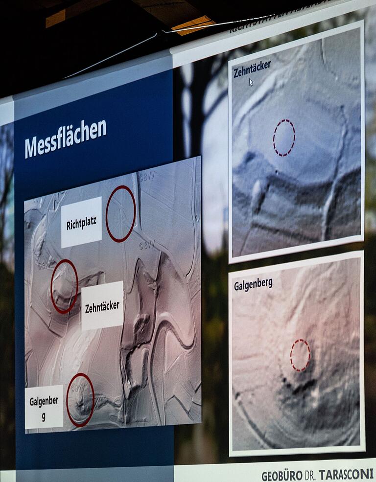 Schon im Vorfeld hatte man per Laservermessung nach Auffälligkeiten im Gelände gesucht. Schon im Vorfeld hatte man per Laservermessung nach Auffälligkeiten im Gelände gesucht.
