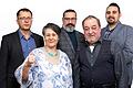 Im Bild Jens Pauluhn, Bianca Tröge, Reinhard Trump, Erich Jakubczyk und Alexander Meier.