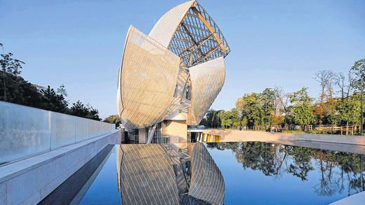 Fantastisch: Die Fondation Louis Vuitton, der Museumsneubau von Frank Gehry. Fantastisch: Die Fondation Louis Vuitton, der Museumsneubau von Frank Gehry.