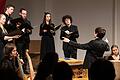 Das Vocalensemble 'Canto Chiaro' trat am Aschermittwoch vor rund 200 Besucherinnen und Besuchern in der Mutterhauskirche der Erlöserschwestern in der Würzburger Innenstadt auf.
