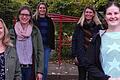 (von links vorne nach hinten) Irene Hellfeier, Katharina Gräf, Anne Hümpfner (von rechtes vorne nach hinten) Mandy Will und Daniela Stühler.