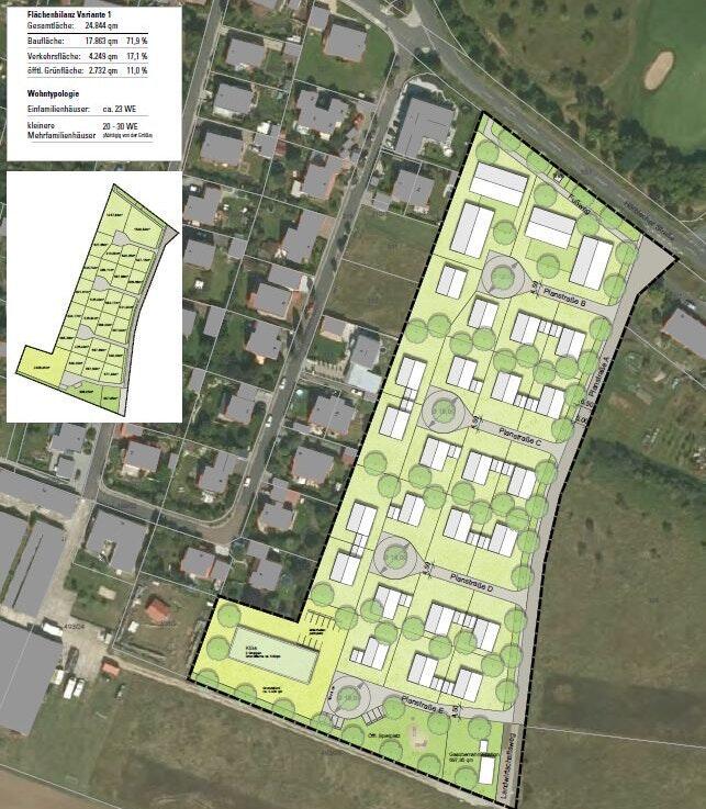 Ein erster Planungsentwurf, wie das neue Baugebiet in Mainsondheim aussehen könnte. Noch nicht entschieden ist, ob ein Kindergarten eher nach oben an die Hörblacher Straße oder – wie hier eingezeichnet – eher in den unteren Bereich soll. Ein erster Planungsentwurf, wie das neue Baugebiet in Mainsondheim aussehen könnte. Noch nicht entschieden ist, ob ein Kindergarten eher nach oben an die Hörblacher Straße oder – wie hier eingezeichnet – eher in den unteren Bereich soll.
