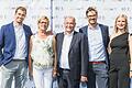 Generationenwechsel im Lohrer Bettenhaus (von links): Michael, Helga, Maximilian, Thomas und Nora Pflugbeil.