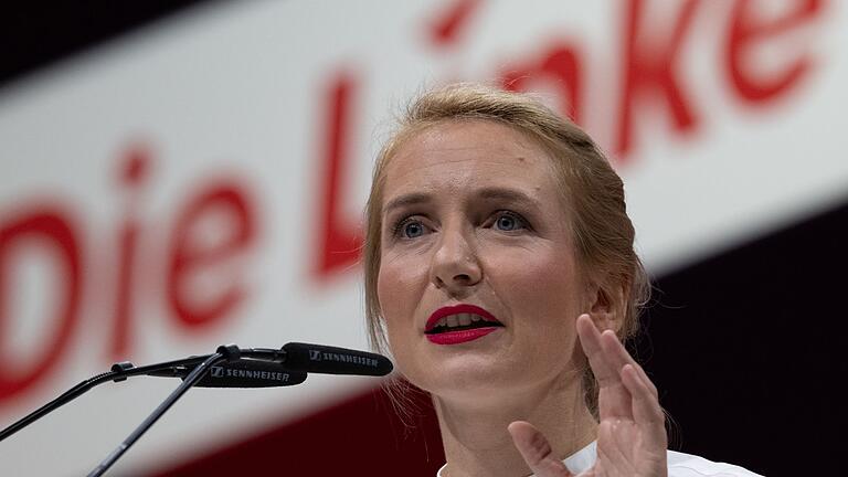 Bundesparteitag Die Linke       -  Die neue Linken-Vorsitzende Ines Schwerdtner sieht ein Bedingungsloses Grundeinkommen skeptisch.