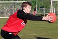 Schuften für das Comeback: Kickers-Angreifer Maximilian Breunig im Training in Spanien.