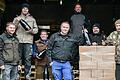 Gemeinsam den Ethos-Wein 2019 gemacht: Die Ethos-Winzer (von links) Lorenz Neder, Andreas Wenninger, Florian Müller, Daniel Six, Stefan Bardorf und Matthias Ruppert im Weingut Neder in Ramsthal (Lkr. Bad Kissingen).