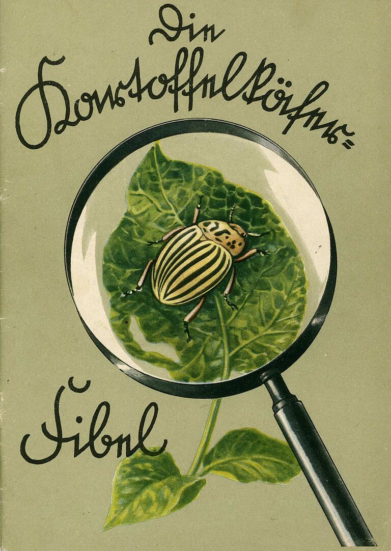 Titelseite der 'Kartoffelkäfer-Fibel', 1941 herausgegeben vom NS-Reichsnährstand und vor allem zur Verteilung an die Volksschulen bestimmt. Titelseite der 'Kartoffelkäfer-Fibel', 1941 herausgegeben vom NS-Reichsnährstand und vor allem zur Verteilung an die Volksschulen bestimmt. 