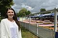 Was verbindet Jessica Klug aus Obernburg mit Main-Spessart? Die Laurenzi-Messe, zum Beispiel. Hier hat sie in ihrer Studienzeit auf dem Flammkuchen-Wagen ausgeholfen.