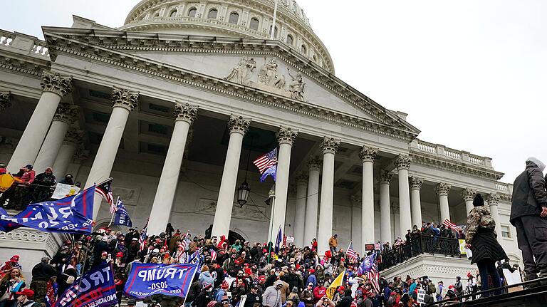 Sturm aufs US-Kapitol in Washington am 6. Januar 2021. Sturm aufs US-Kapitol in Washington am 6. Januar 2021. 