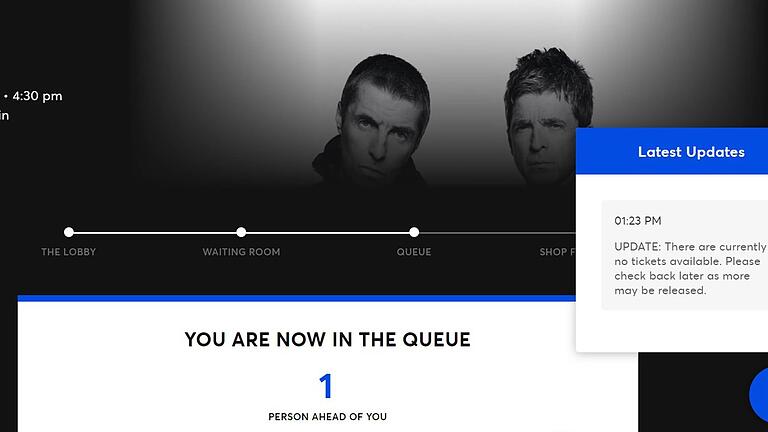 Oasis-Konzerte       -  Der Ansturm auf die Oasis-Tickets war immens. (Archivbild)