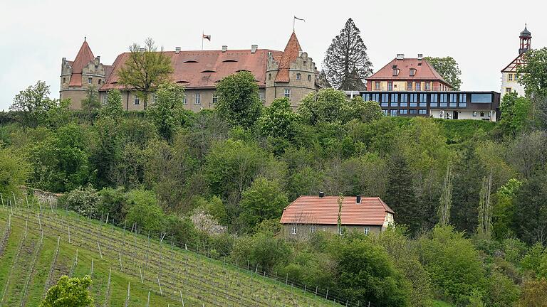 Schloss Frankenberg inmitten der Weinberge. Schloss Frankenberg inmitten der Weinberge.