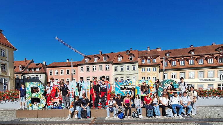 Deutsche und italienische Jugendliche mit ihren Betreuern besuchen Bamberg. Deutsche und italienische Jugendliche mit ihren Betreuern besuchen Bamberg.