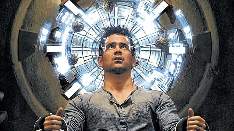 Explosives Leinwandabenteuer: Colin Farrell als Douglas Quaid in dem Remake des Schwarzenegger-Actiondramas &bdquo;Total Recall&ldquo;.