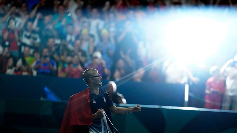 Felix Lebrun bei den Olympischen Spielen       -  Der neue Star des Tischtennis-Sports: Der Franzose Felix Lebrun.