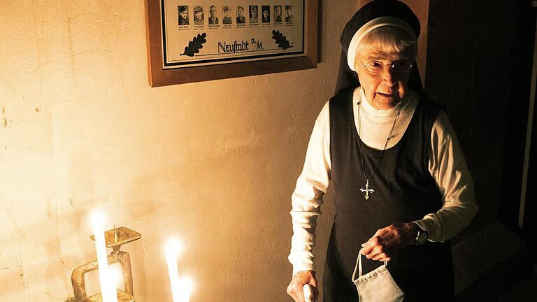 Schwester Albertina vor zwei Jahren in der Neustadter Kirche. Vorige Woche ist sie im Alter von 92 Jahren gestorben.&nbsp;