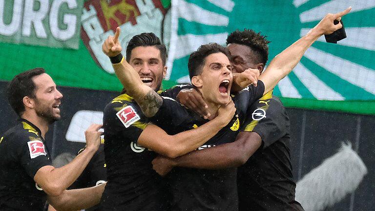 Traumtor       -  Dortmunds Marc Bartra sorgte mit einem Traumtor für das zwischenzeitliche 0:2 gegen Wolfsburg.