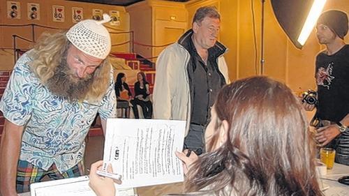 Bewerbung für Hollywood. Bewerbung für Hollywood.