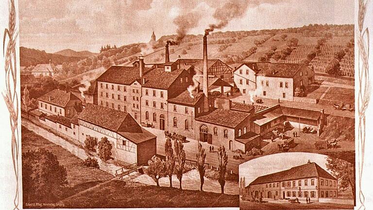 Die Brauerei Bender um 1890. Die Brauerei Bender um 1890.