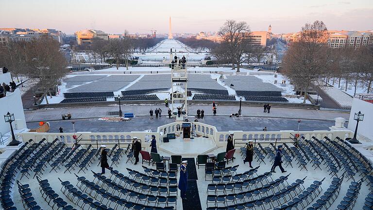 Probe für Trumps Amtseinführung - Die Vorbereitungen für die Amtseinführung laufen. (Archivbild) Probe für Trumps Amtseinführung - Die Vorbereitungen für die Amtseinführung laufen. (Archivbild)