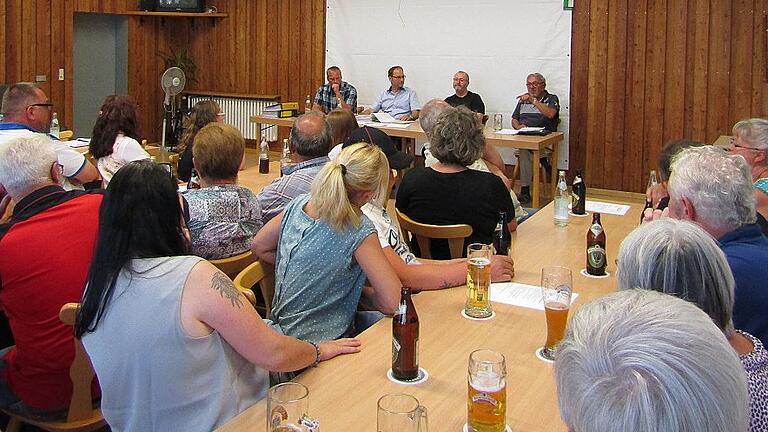Michael Krug, Jörg Denninger, Werner Thein und Helmut Schwappach von der Fraktion „Gemeinwohl” berichteten über die Arbeit im Gemeinderat Burgpreppach. Michael Krug, Jörg Denninger, Werner Thein und Helmut Schwappach von der Fraktion „Gemeinwohl” berichteten über die Arbeit im Gemeinderat Burgpreppach.