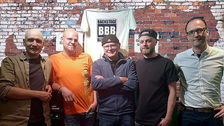 BBB, die Backstage Blues Band, spielt bei der Geldersheimer Blues Night.