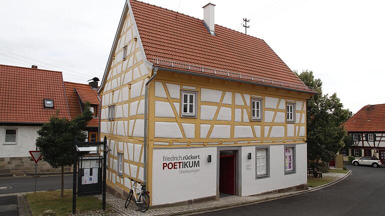 Mit dem Staatspreis ausgezeichnet: Das Friedrich-Rückert-Poetikum in Oberlauringen. Mit dem Staatspreis ausgezeichnet: Das Friedrich-Rückert-Poetikum in Oberlauringen.