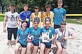 Die Beachvolleyball-Mannschaft des Frobenius-Gymnasiums Hammelburg, (links) Betreuer Manuel Potschka.       -  Die Beachvolleyball-Mannschaft des Frobenius-Gymnasiums Hammelburg, (links) Betreuer Manuel Potschka.