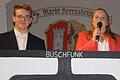 Ihre Premiere als Kirchweihprediger-Duo in Markt Herrnsheim feierten Christian Schuhmann (links) und seine Schwester Sophia Schuhmann.