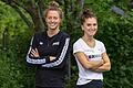 Freiwasserschwimmerin Leonie Beck (links) und Florettfechterin Leonie Ebert (rechts) vertreten ihre Heimat bei den Olympischen Spielen in Tokio.