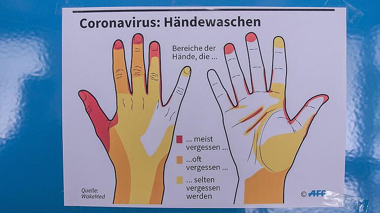Händewaschen ist eine der wichtigsten Vorsichtmaßnahmen, um sich vor dem Coronavirus zu schützen. Händewaschen ist eine der wichtigsten Vorsichtmaßnahmen, um sich vor dem Coronavirus zu schützen. 