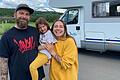Maria und Steffen Gerberich sind Anfang Juni mit ihrer 5-jährigen Tochter Elfi im Wohnmobil auf eine einjährige Europa-Reise aufgebrochen.
