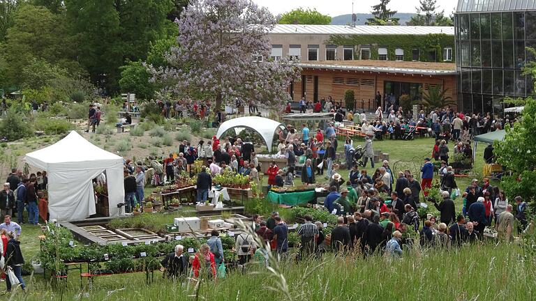 Am 21. Mai gibt es wieder eine Pflanzenbörse im Botanischen Garten am Würzburger Dallenberg.