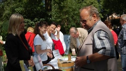 Bad Bocklet       -  Impressionen von der Live-Sendung des Bayerichen Rundfunks aus dem Kurpark Bad Bocklet